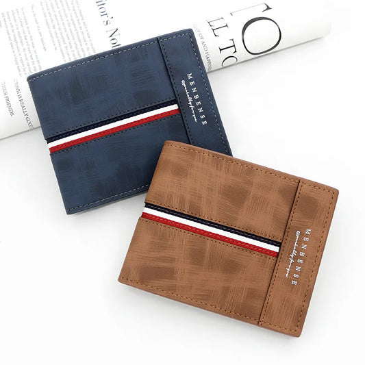 Men's Wallet with Large Capacity ⎜ Triple - Folding with Coin Pocket and Card Compartments