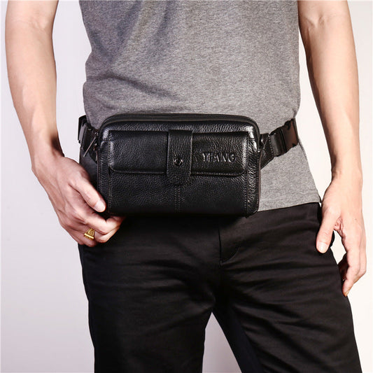 Shoulder Bag for Men ⎜ Elegant Leather Bag with Multiple Compartments and Adjustable Shoulder Strap