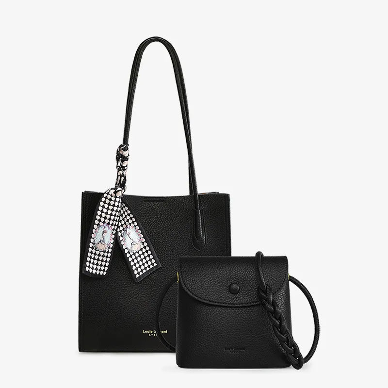 Combination Bag for Women ⎜ Large Capacity with Practical Design and Braided Shoulder Strap
