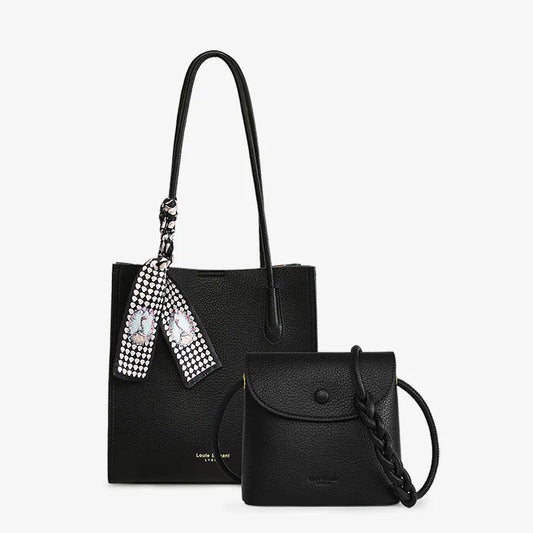 Combination Bag for Women ⎜ Large Capacity with Practical Design and Braided Shoulder Strap