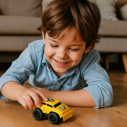 Mini Toy Cars for Toddlers ⎜ Inertial Vehicles for Indoor Crawling Play and Early Motor Skill Development