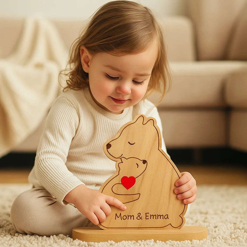Handcrafted Personalized Bear Family