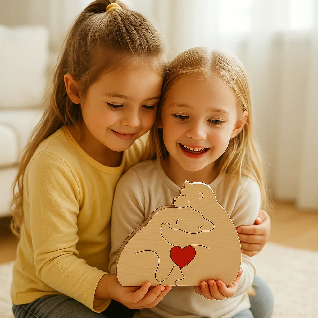 Handcrafted Personalized Bear Family