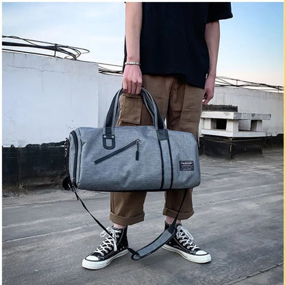 Sports Bag for Men and Women ⎜ Water - Repellent Training Bag with Wet Compartment and Shoulder Strap