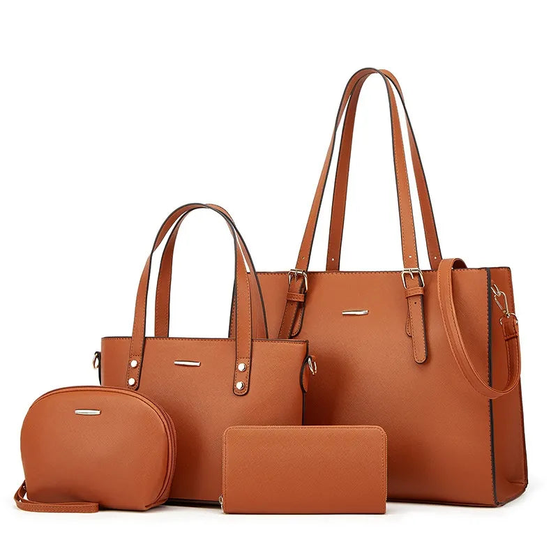 Handbag Set for Women ⎜ 4 - Piece Set with Elegant Bags for Different Occasions