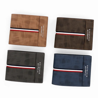 Men's Wallet with Large Capacity ⎜ Triple - Folding with Coin Pocket and Card Compartments