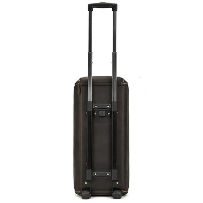 Leather Travel Bag ⎜ Large Capacity with Roll Function for Comfortable Travelling