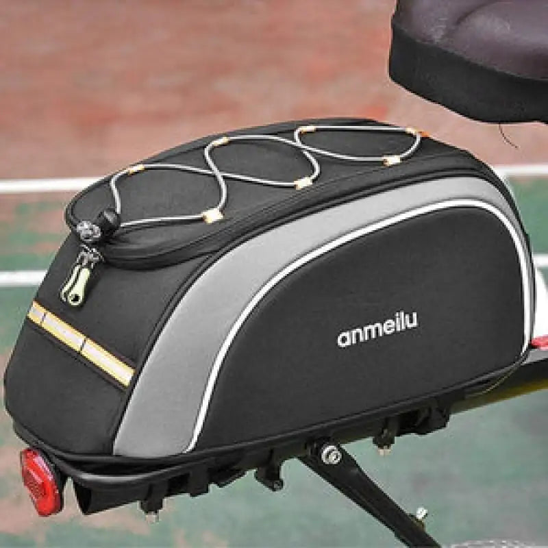 Bicycle Rear Pannier for Pannier Rack ⎜ Waterproof Transport Bag with Large Capacity and Reflective Strips