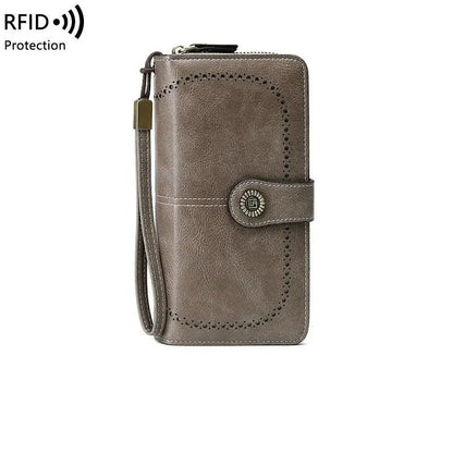 Women's Wallet with Zip ⎜ Rfid Protection and Large Capacity in a Modern Design