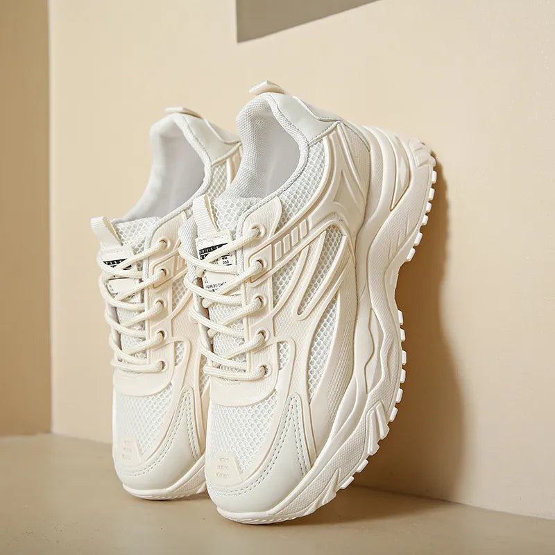 Women's Trainers ⎜ Comfortable Running and Leisure Shoes with a Thick Sole Profile for Everyday Wear