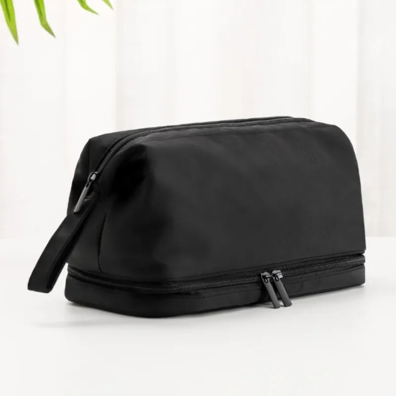 Cosmetics Bag for Women ⎜ Large Travel Bag with Double Zip and Separate Compartment for Care Products