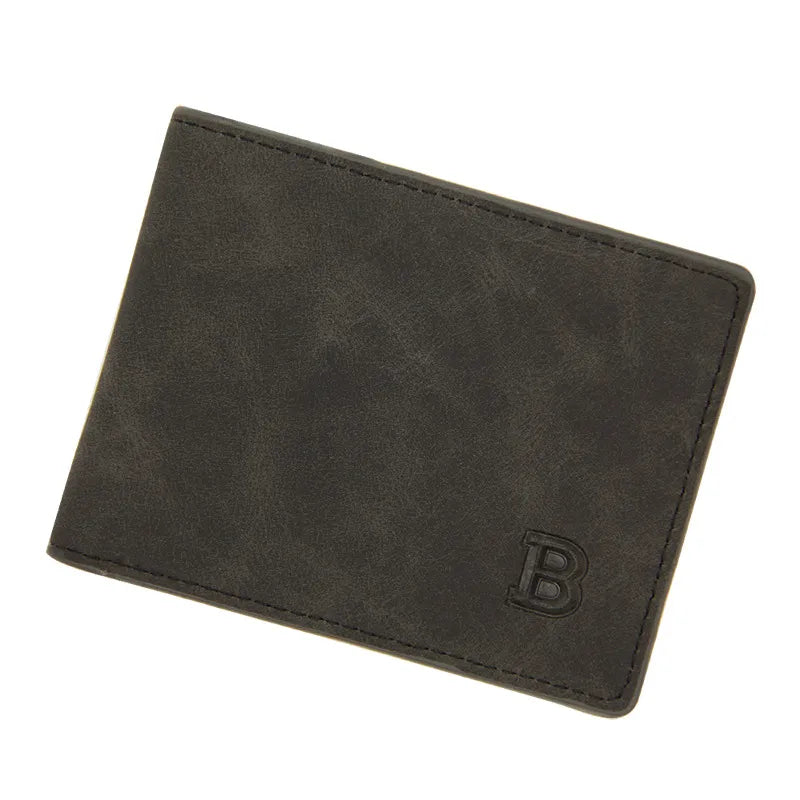 Men's Wallet Made From Vintage Leather ⎜ Slim Wallet with Card Slots and Zip Compartment