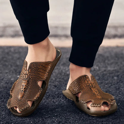 Closed Toe Slip - on Shoes for Men ⎜ Comfortable Casual Shoes for Outdoor Activities