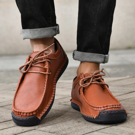 Handmade Men's Shoes ⎜ Comfortable  Durable Lace - Up Shoes Made From High - Quality Leather