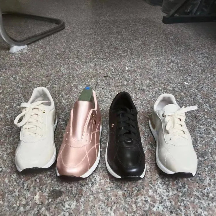 Women's Trainers ⎜ Comfortable Lace - Up Shoes with a Thick Sole and Fashionable Accents for Everyday Wear
