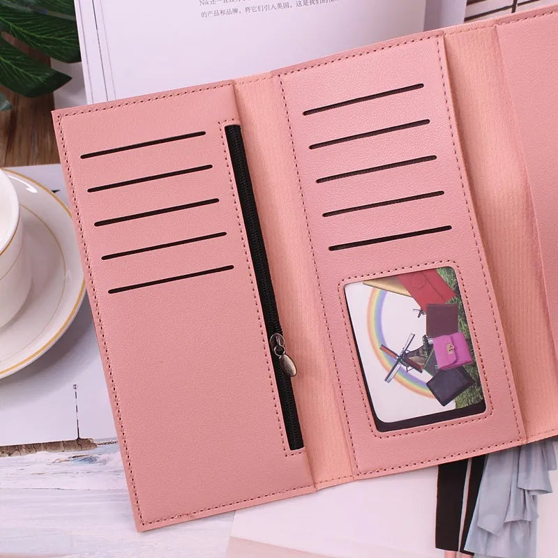 Women's Wallet in Long Format ⎜ Tri - Fold Clutch with Large Capacity for Cards and Notes