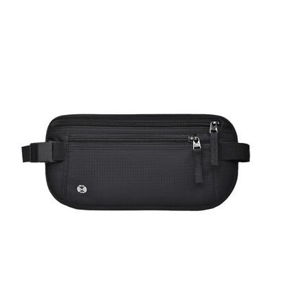 Rfid Bum Bag for Travelling ⎜ Flat Design with Concealed Compartment for Passport  Money and Smartphone