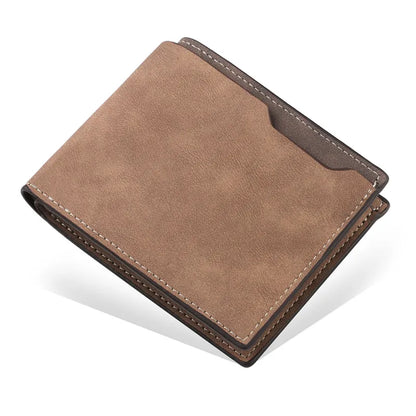 Classic Wallet for Men ⎜ Simple Design with Several Card Slots and Space for Cash