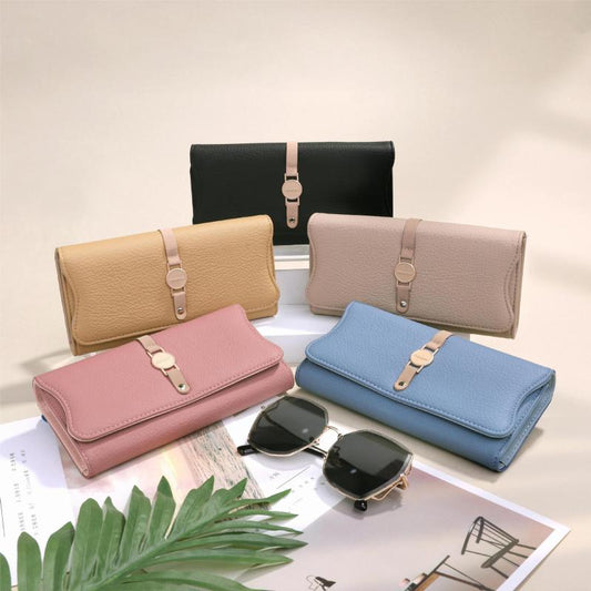 Women's Leather Wallet in Long Format ⎜ Simple and Elegant Wallet for Everyday Use