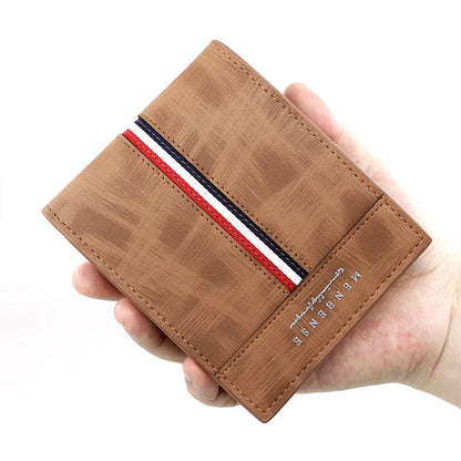 Men's Wallet with Large Capacity ⎜ Triple - Folding with Coin Pocket and Card Compartments