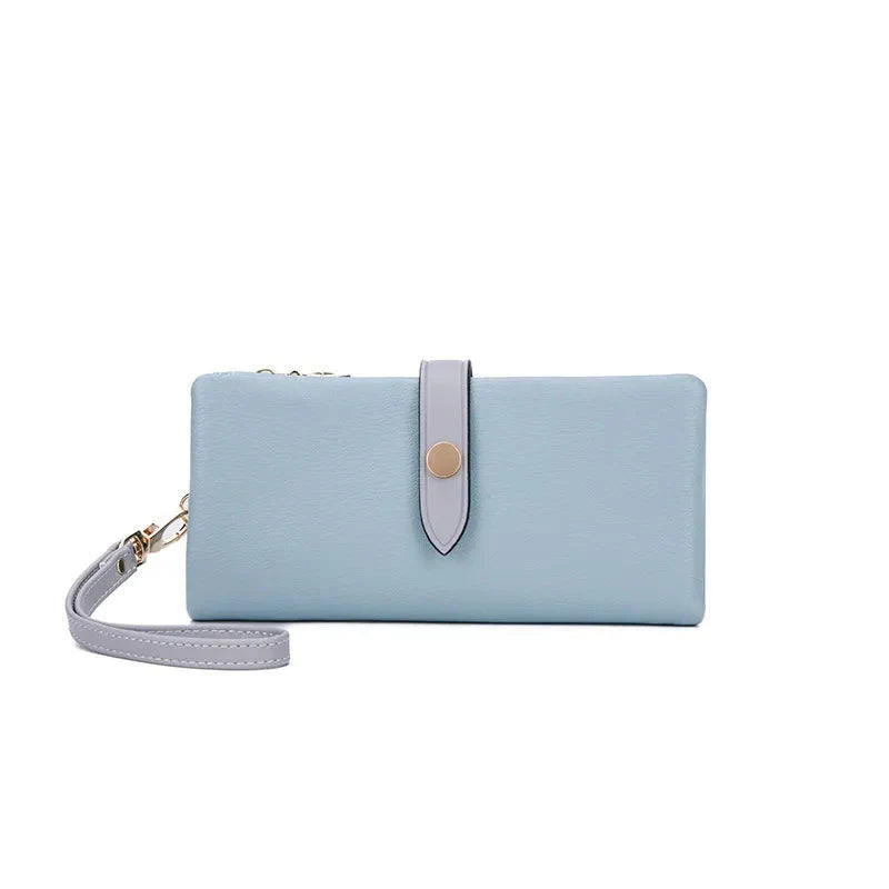 Women's Wallet ⎜ Multifunctional Clutch in Contrasting Design with Zip and Practical Compartments