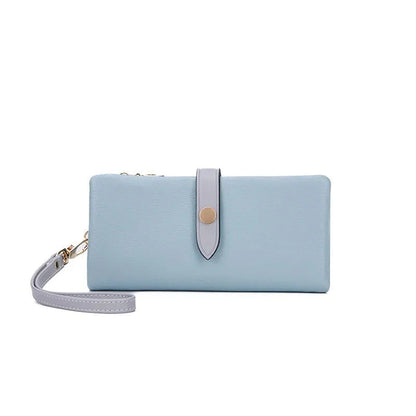 Women's Wallet ⎜ Multifunctional Clutch in Contrasting Design with Zip and Practical Compartments