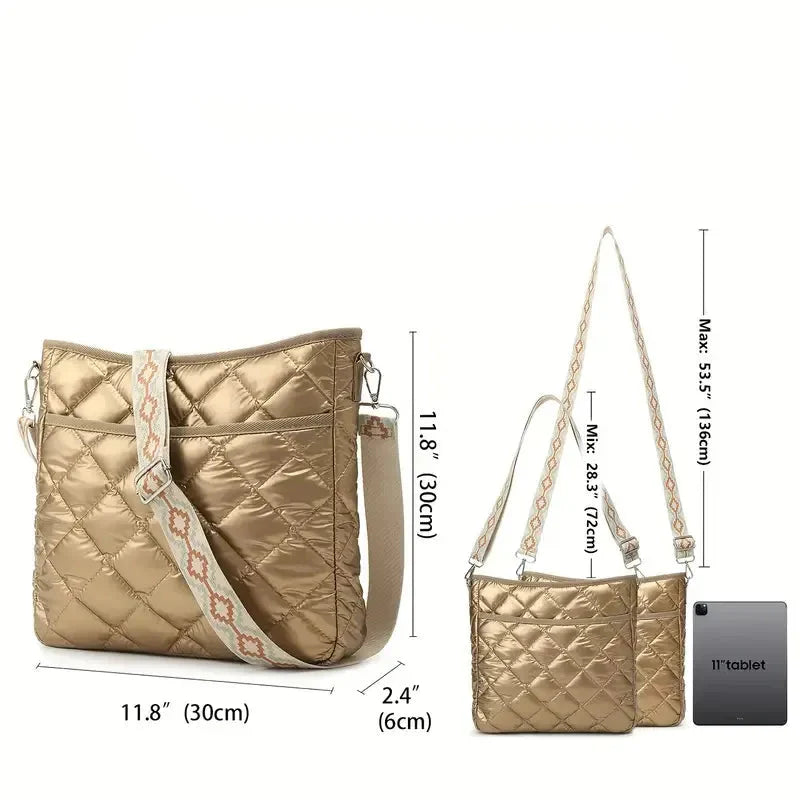 Water - Repellent Nylon Crossbody Bag ⎜ Versatile and Practical with a Robust Design