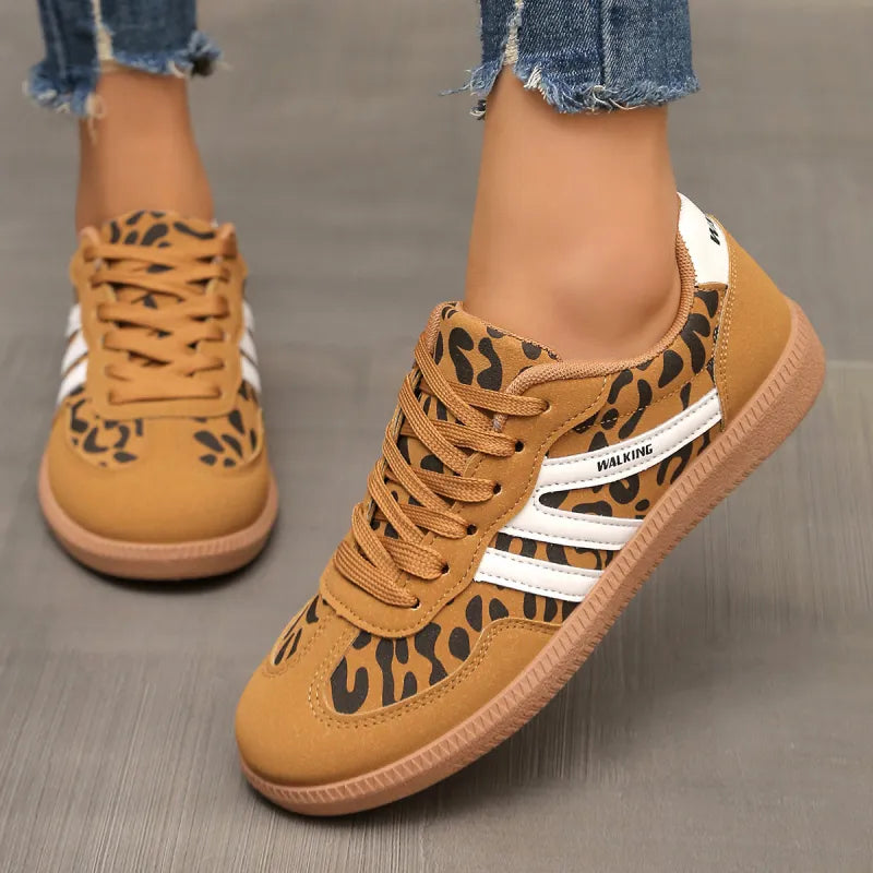 Women's Trainers ⎜ Comfortable Shoes with Contrasting Stripes and Non - Slip Soles for Everyday Wear