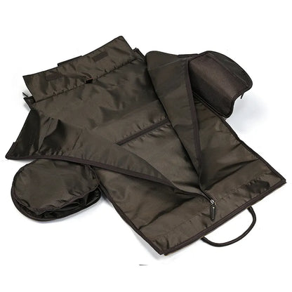 Leather Travel Bag ⎜ Large Capacity with Roll Function for Comfortable Travelling