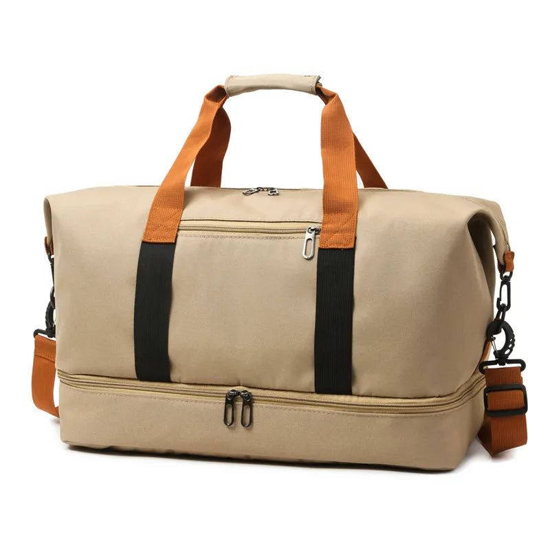Sports Bag for Men and Women ⎜ Large Travel Bag with Wet Compartment and Separate Compartment for Shoes or Accessories