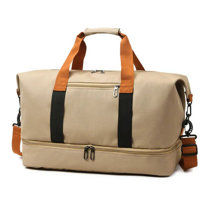 Sports Bag for Men and Women ⎜ Large Travel Bag with Wet Compartment and Separate Compartment for Shoes or Accessories