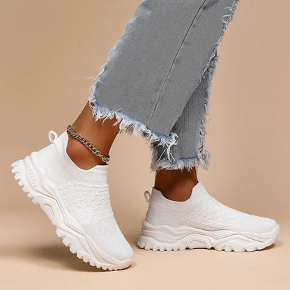 Slip - on Trainers for Women ⎜ Comfortable Shoes with a Breathable Design for Everyday Wear and Comfort