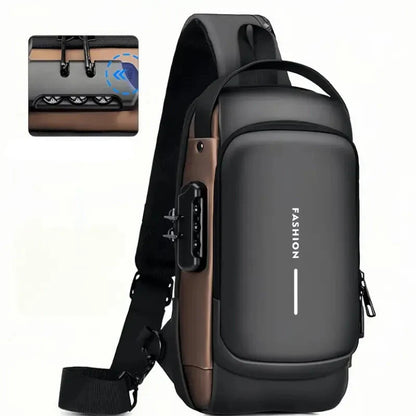 Waterproof Shoulder Bag for Men ⎜ Multifunctional Chest Bag for Outdoor Activities and Travelling