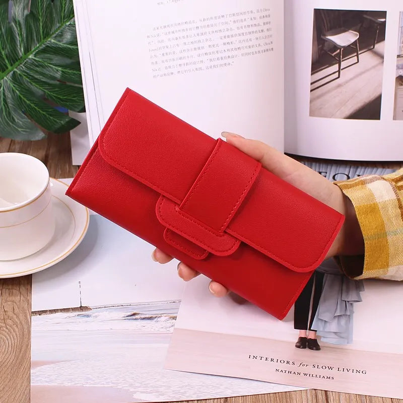 Women's Wallet in Long Format ⎜ Tri - Fold Clutch with Large Capacity for Cards and Notes