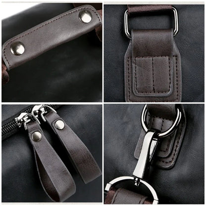 Travel Bag for Men ⎜ Large Capacity with Detachable Shoulder Strap and Practical Design for Travelling