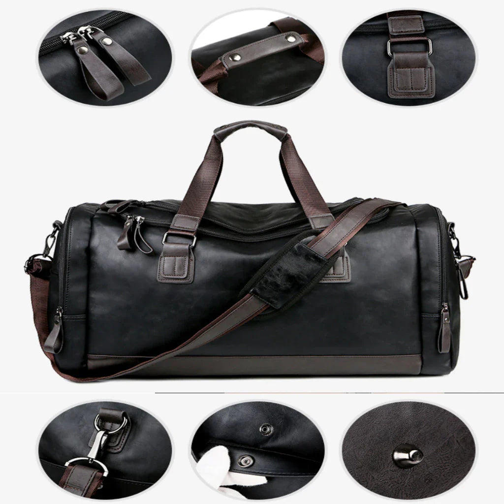 Travel Bag for Men ⎜ Large Capacity with Detachable Shoulder Strap and Practical Design for Travelling