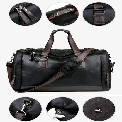 Travel Bag for Men ⎜ Large Capacity with Detachable Shoulder Strap and Practical Design for Travelling