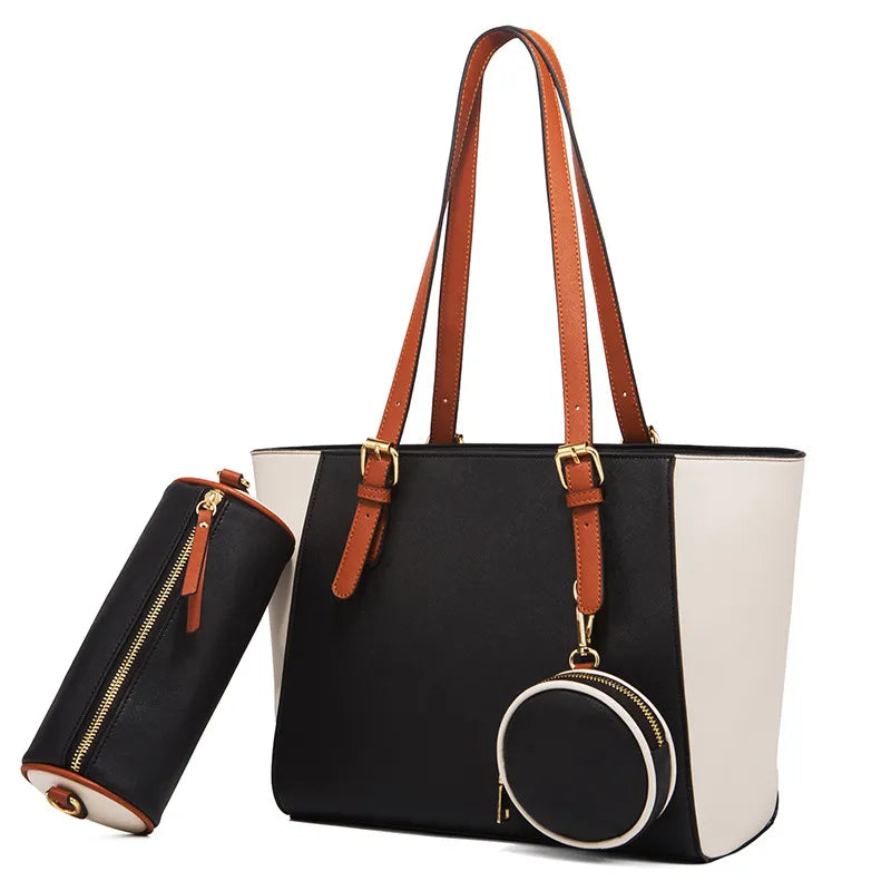 Three - in - One Handbag ⎜ Stylish Bag with Plenty of Storage Space and Accessories