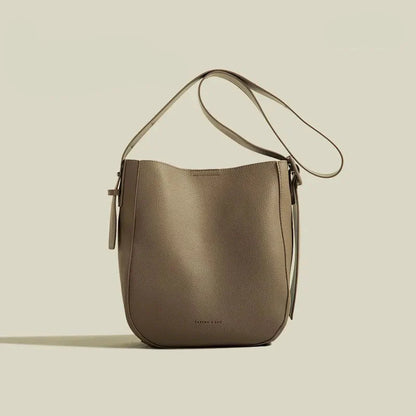 Crossbody Bucket Bag for Women ⎜ Simple Design with Adjustable Shoulder Strap and Practical Interior