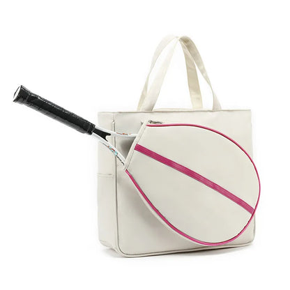 Women's Tennis Bag ⎜ Shoulder Bag with Racket Compartment and Storage Space for Sport and Leisure