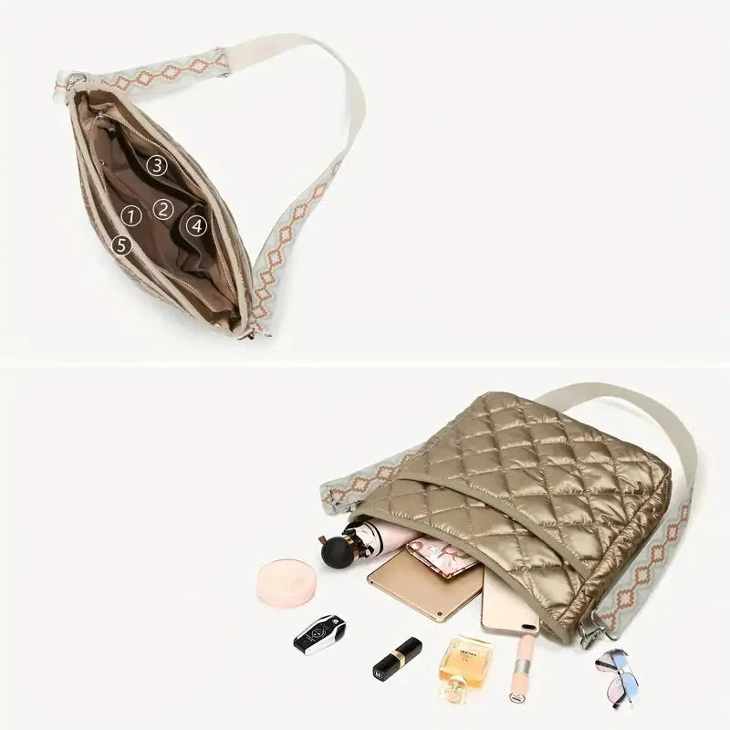 Water - Repellent Nylon Crossbody Bag ⎜ Versatile and Practical with a Robust Design