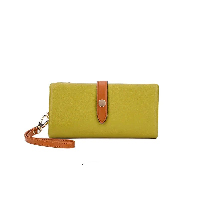 Women's Wallet ⎜ Multifunctional Clutch in Contrasting Design with Zip and Practical Compartments