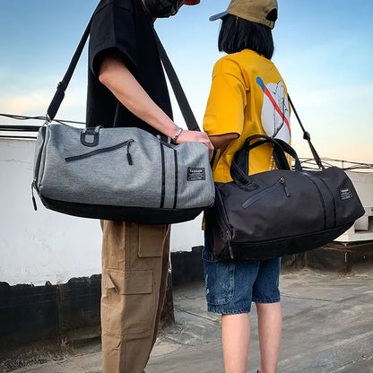 Sports Bag for Men and Women ⎜ Water - Repellent Training Bag with Wet Compartment and Shoulder Strap
