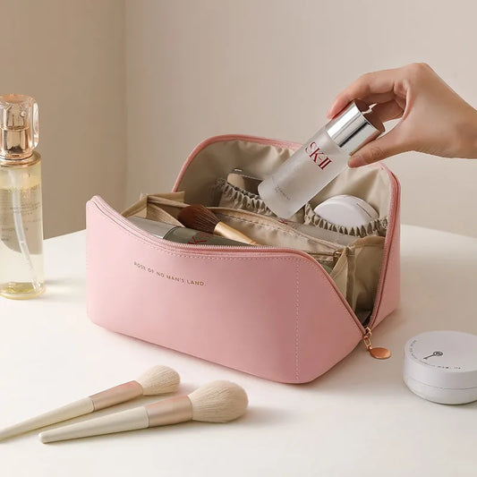 Cosmetics Bag for Women ⎜ Elegant Design with Large Capacity and Practical Interior Organisation