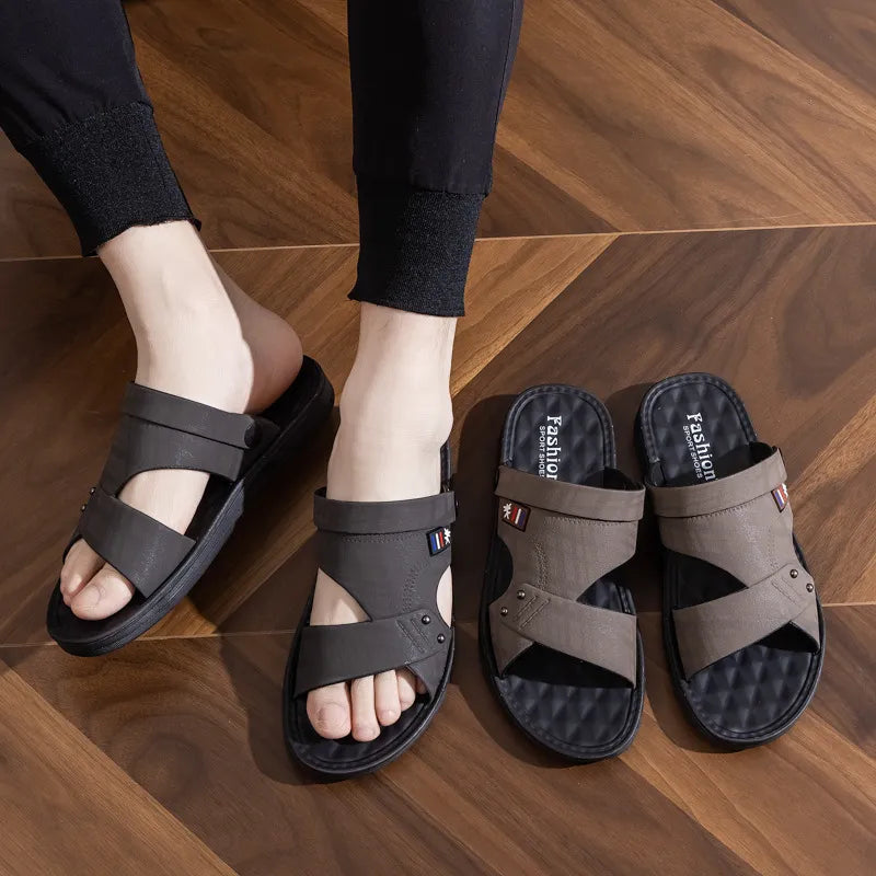 Men's Sandals ⎜ Comfortable Strappy Shoes with Non - Slip Soles for Everyday Wear and Summer