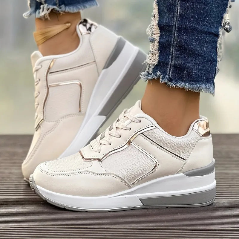 Women's Trainers ⎜ Fashionable Wedges with a Heel and Cosy Comfort for Everyday Wear