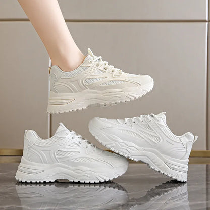 Women's Trainers ⎜ Comfortable Running and Leisure Shoes with a Thick Sole Profile for Everyday Wear