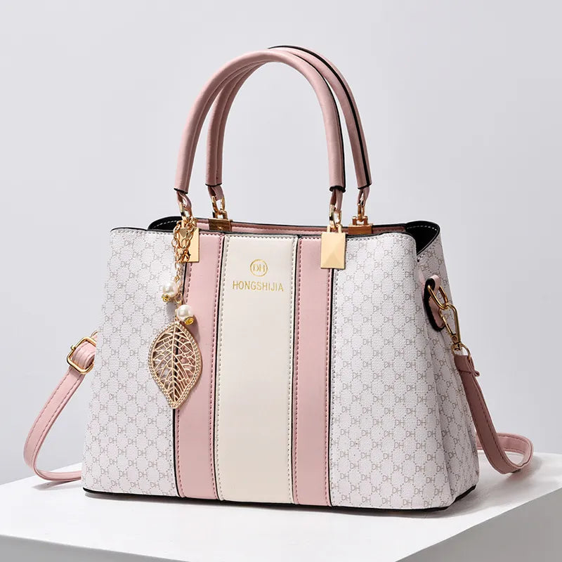 Elegant Shoulder Bag for Women ⎜ Versatile Handbag with Contrasting Colours and Generous Storage Space
