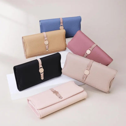 Women's Leather Wallet in Long Format ⎜ Simple and Elegant Wallet for Everyday Use