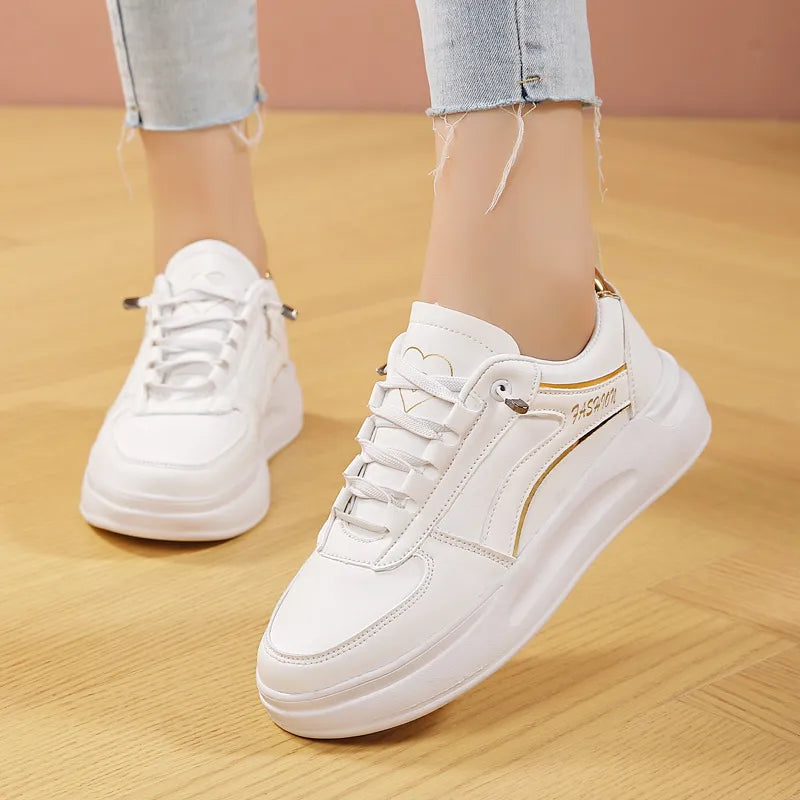 Women's Trainers ⎜ Comfortable Platform Shoes with a Trendy Design and Soft Sole for Everyday Wear